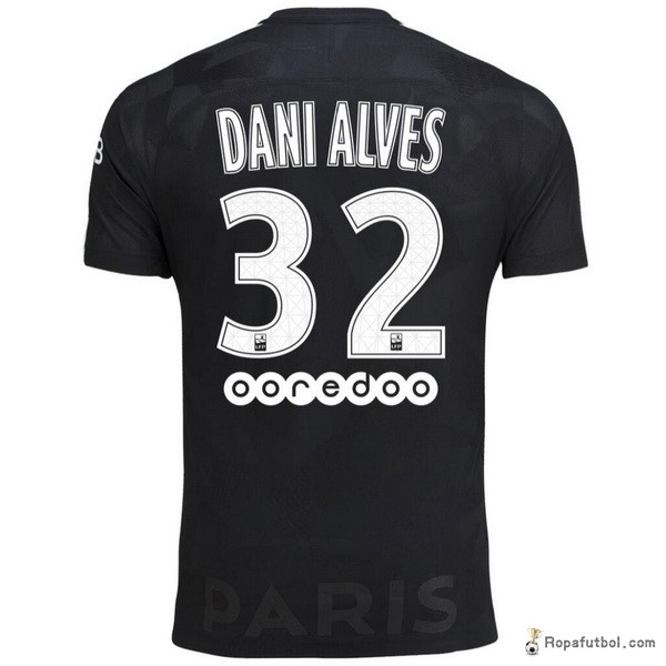 Camiseta Paris Saint Germain Alves Replica Tercera Ropa Dani 2017/18